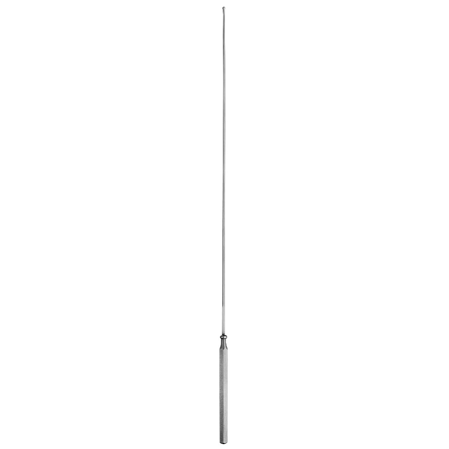 Pratt Rectal Probe, Malleable, Sterling Silver, 8" (20.0 Cm)